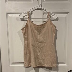 NWOT! Women's Tan Spaghetti Strap Top